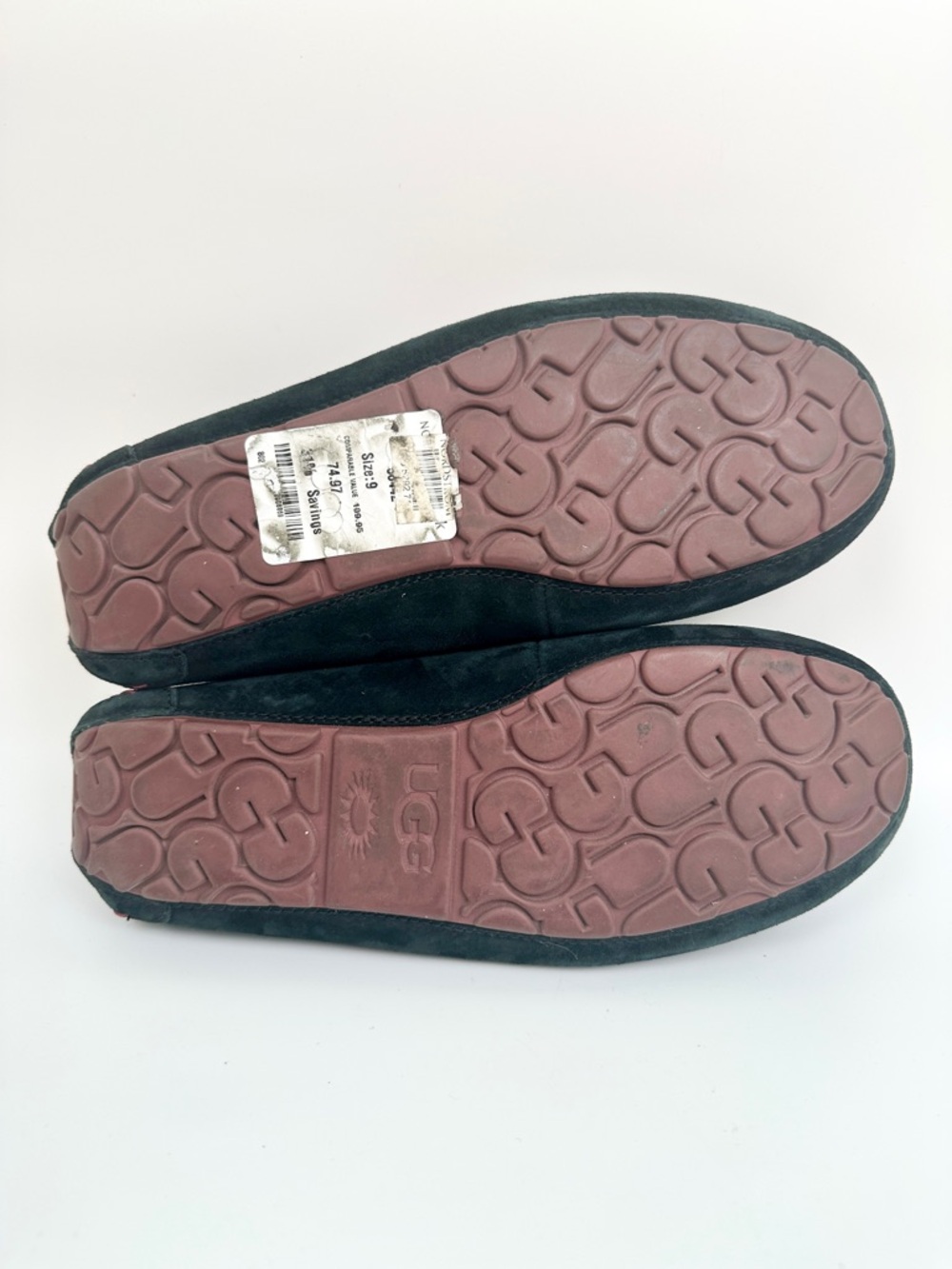 UGG Brett Moccasin Slip On Slippers Women's Size 9 UGGplush Lined - Picture 6 of 11